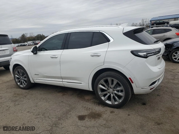 2022 Buick Envision Avenir with VIN LRBFZSR48ND015376, listed as a Copart auction lot 51441605 with 5,228 mi miles and Clean Title. Bid and sale history available at carsss.com. Image 2.