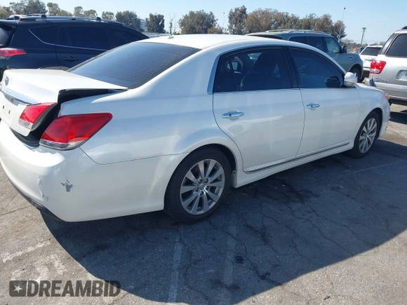 2012 Toyota Avalon with VIN 4T1BK3DB1CU469574, listed as a IAAI auction lot 41633881 with 128,425 mi miles and . Bid and sale history available at DreamBid. Image 4.
