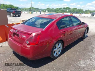 2004 Nissan Maxima SL with VIN 1N4BA41E04C838112, listed as a IAAI auction lot 42164374 with 185,306 mi miles and . Bid and sale history available at DreamBid. Image 4.