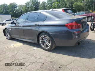 2015 BMW 5 Series 528i with VIN WBA5A5C5XFD513763, listed as a Copart auction lot 63825535 with 147,982 mi miles and Salvage title. Bid and sale history available at DreamBid. Image 2.