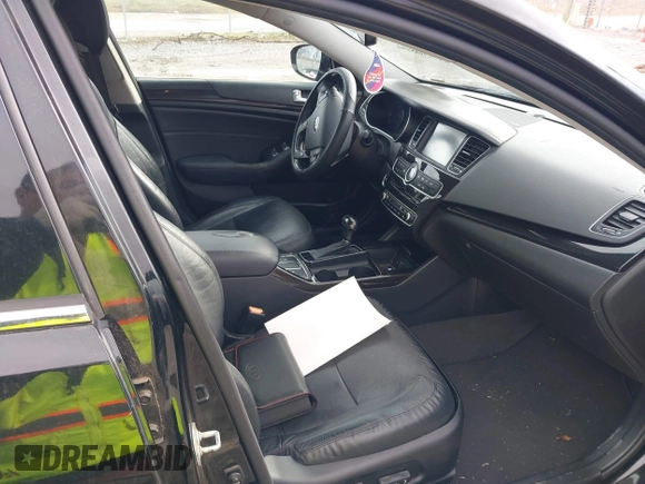 2015 Kia Cadenza Premium with VIN KNALN4D74F5188219, listed as a IAAI auction lot 41530800 with 144,330 mi miles. Bid and sale history available at carsss.com. Image 5.