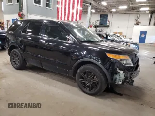 2015 Ford Utility Police Interceptor with VIN 1FM5K8ARXFGC67878, listed as a Copart auction lot 72578004 with 0 mi miles and Salvage Title. Bid and sale history available at carsss.com. Image 4.
