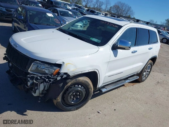 2015 Jeep Grand Cherokee Limited with VIN 1C4RJFBG2FC633317, listed as a IAAI auction lot 41733416 with 169,340 mi miles. Bid and sale history available at carsss.com. Image 2.