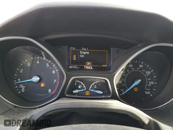 2018 Ford Focus SE with VIN 1FADP3F29JL277095, listed as a Copart auction lot 53834555 with 94,703 mi miles and Clean Title. Bid and sale history available at carsss.com. Image 10.
