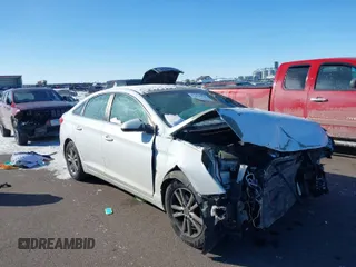 2017 Hyundai Sonata 2.4L with VIN 5NPE24AF4HH451523, listed as a IAAI auction lot 41621196 with 120,703 mi miles. Bid and sale history available at carsss.com. Image 1.