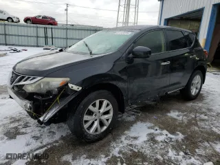 2013 Nissan Murano SV with VIN JN8AZ1MU8DW201195, listed as a Copart auction lot 41741075 with 185,605 mi miles and Salvage Title. Bid and sale history available at carsss.com. Image 1.
