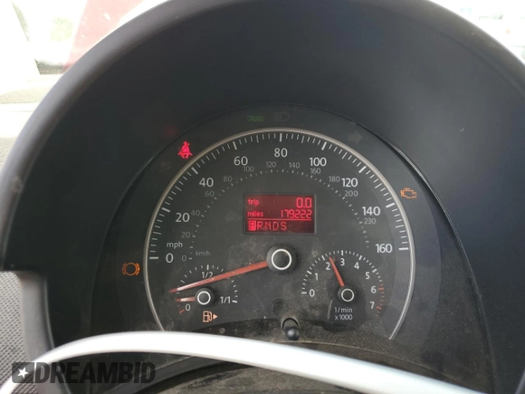 2008 Volkswagen Beetle SE with VIN 3VWRW31C78M523389, listed as a Copart auction lot 60956915 with 179,222 mi miles and Salvage title. Bid and sale history available at DreamBid. Image 9.