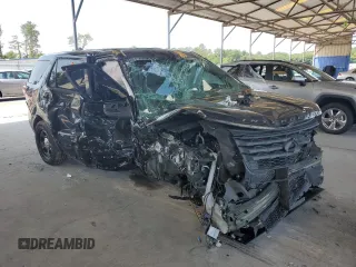 2019 Ford Police Interceptor Utility z VIN 1FM5K8AT5KGB23936, wystawiony jako Copart lot #64471014 z przebiegiem Nie podano mil oraz Szkoda całkowita • Salvage title. Historia ofert i sprzedaży dostępna na DreamBid. Obrazek 4.