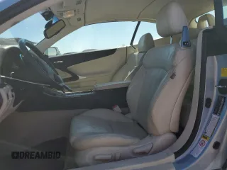 2010 Lexus IS 250 C with VIN JTHFF2C28A2513695, listed as a Copart auction lot 53727825 with 47,955 mi miles and Salvage title. Bid and sale history available at DreamBid. Image 7.