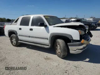 2003 Chevrolet Avalanche with VIN 3GNEK13T93G298292, listed as a Copart auction lot 76576004 with Not Provided miles and Salvage Title. Bid and sale history available at DreamBid. Image 4.