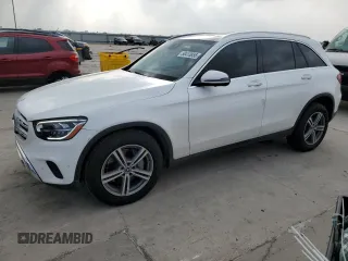 2022 Mercedes-Benz GLC 300 with VIN W1N0G8DB8NV393206, listed as a Copart auction lot 50413855 with 27,630 mi miles and Clean title. Bid and sale history available at DreamBid. Image 1.