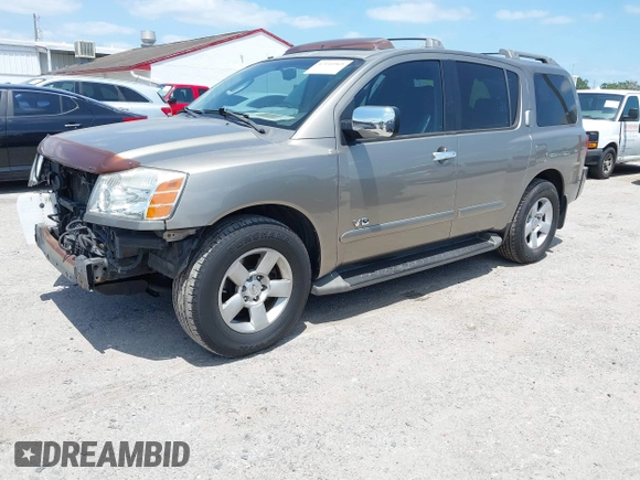 2007 Nissan Armada SE z VIN 5N1BA08A47N721367, wystawiony jako IAAI lot #42116965 z przebiegiem 187 190 mil mil oraz . Historia ofert i sprzedaży dostępna na DreamBid. Obrazek 2.