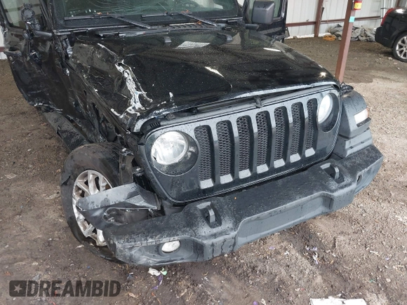 2023 Jeep Wrangler Willys with VIN 1C4HJXDG0PW617101, listed as a IAAI auction lot 42111687 with 56,415 mi miles and . Bid and sale history available at DreamBid. Image 6.