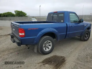 2007 Ford Ranger XL with VIN 1FTYR10U07PA58838, listed as a Copart auction lot 58838005 with 84,099 mi miles and Salvage title. Bid and sale history available at DreamBid. Image 3.