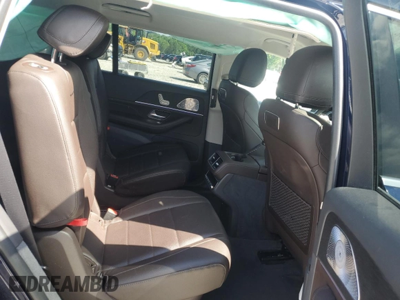 2020 Mercedes-Benz GLS 450 with VIN 4JGFF5KE5LA107988, listed as a Copart auction lot 57604354 with 35,378 mi miles and Salvage Title. Bid and sale history available at DreamBid. Image 11.