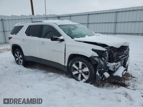 2018 Chevrolet Traverse LT Leather with VIN 1GNEVHKW2JJ283284, listed as a Copart auction lot 84390814 with 94,077 mi miles and Salvage Title. Bid and sale history available at carsss.com. Image 4.