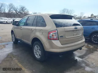 2007 Ford Edge SEL with VIN 2FMDK38C07BA53913, listed as a IAAI auction lot 41874746 with 166,861 mi miles. Bid and sale history available at carsss.com. Image 3.