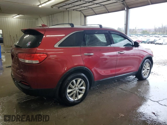 2016 Kia Sorento LX with VIN 5XYPG4A50GG177230, listed as a Copart auction lot 83551084 with 93,465 mi miles and Salvage Title. Bid and sale history available at carsss.com. Image 3.