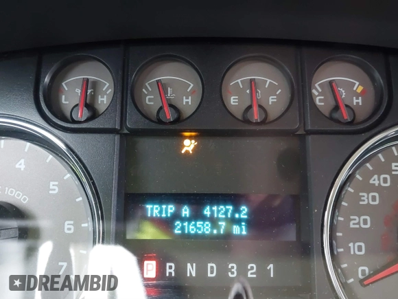 2010 Ford F-150 XL with VIN 1FTEX1C83AFB35240, listed as a IAAI auction lot 41370586 with 21,658 mi miles. Bid and sale history available at carsss.com. Image 7.