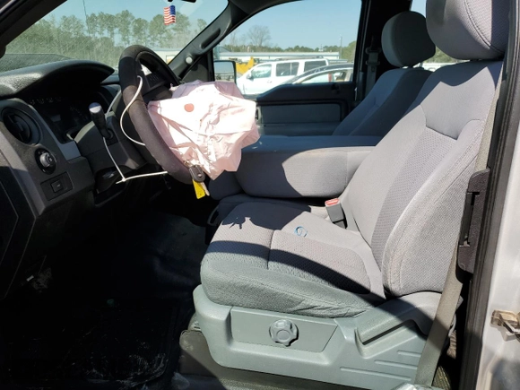 2013 Ford F-150 XL with VIN 1FTFX1CF0DFD62148, listed as a Copart auction lot 48986985 with 0 mi miles and Salvage Title. Bid and sale history available at carsss.com. Image 7.