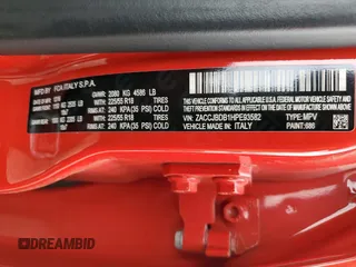 2017 Jeep Renegade Limited with VIN ZACCJBDB1HPE93582, listed as a Copart auction lot 64261214 with 164,943 mi miles and Non repairable. Bid and sale history available at DreamBid. Image 12.