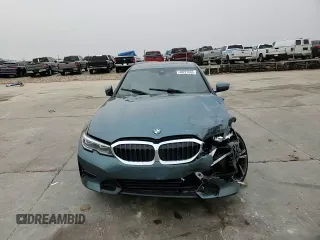 2021 BMW 3 Series 330i with VIN 3MW5R1J09M8C14333, listed as a Copart auction lot 48227865 with 0 mi miles and Salvage Title. Bid and sale history available at carsss.com. Image 10.