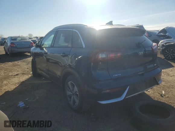 2019 Kia Niro LX with VIN KNDCB3LC2K5340545, listed as a Copart auction lot 44448285 with 49,587 mi miles and Salvage Title. Bid and sale history available at carsss.com. Image 2.