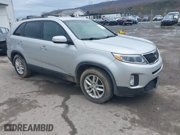 2014 Kia Sorento LX with VIN 5XYKTCA63EG506489, listed as a IAAI auction lot 41965074 with 143,875 mi miles and . Bid and sale history available at carsss.com. Image 1.