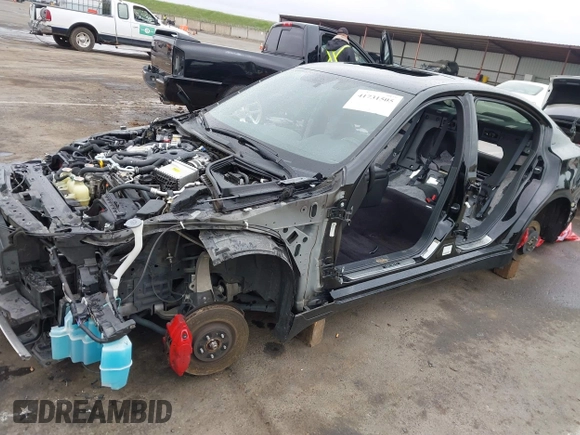 2018 Infiniti Q50 RED SPORT 400 with VIN JN1FV7AR2JM480461, listed as a IAAI auction lot 41731505 with Not Provided miles. Bid and sale history available at carsss.com. Image 6.