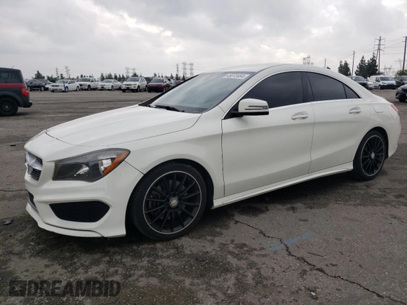 2015 Mercedes-Benz CLA 250 with VIN WDDSJ4EB2FN175987, listed as a Copart auction lot 45073464 with 108,883 mi miles and . Bid and sale history available at DreamBid. Image 1.
