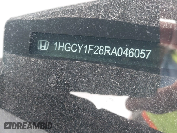 2024 Honda Accord LX z VIN 1HGCY1F28RA046057, wystawiony jako IAAI lot #42009898 z przebiegiem 4831 mil mil oraz . Historia ofert i sprzedaży dostępna na DreamBid. Obrazek 9.