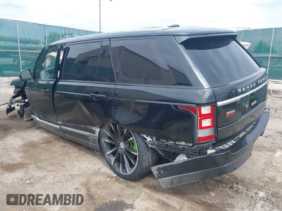 2014 Land Rover Range Rover Supercharged with VIN SALGS3TF8EA195740, listed as a IAAI auction lot 42190353 with 181,914 mi miles and . Bid and sale history available at DreamBid. Image 3.