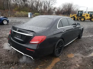 2018 Mercedes-Benz E-Class AMG E 63 S with VIN WDDZF8KBXJA293104, listed as a Copart auction lot 69405942 with 63,803 mi miles. Bid and sale history available at carsss.com. Image 3.