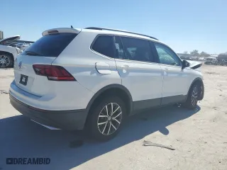 2021 Volkswagen Tiguan S with VIN 3VV1B7AX5MM063179, listed as a Copart auction lot 46651655 with 0 mi miles and Salvage Title. Bid and sale history available at carsss.com. Image 3.