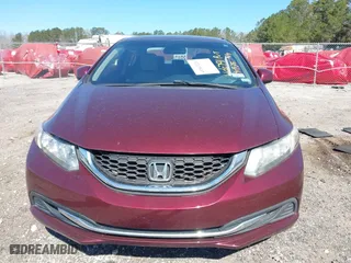 2013 Honda Civic Sdn LX with VIN 19XFB2F57DE096791, listed as a IAAI auction lot 41863226 with 78,173 mi miles. Bid and sale history available at carsss.com. Image 12.