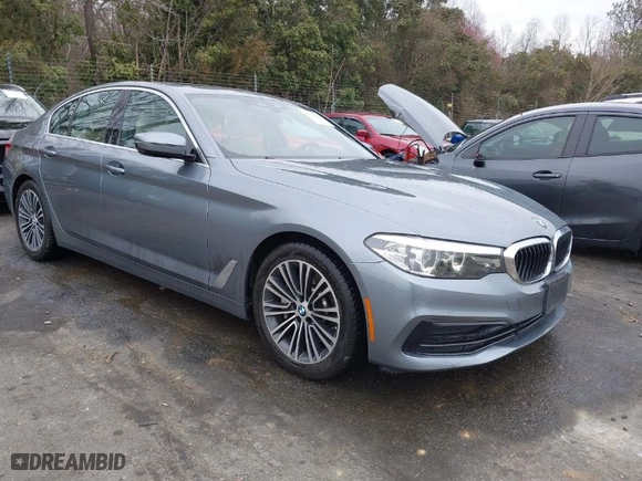 2019 BMW 5 Series 530i with VIN WBAJA5C52KWW05656, listed as a IAAI auction lot 41741419 with 67,499 mi miles. Bid and sale history available at carsss.com. Image 1.