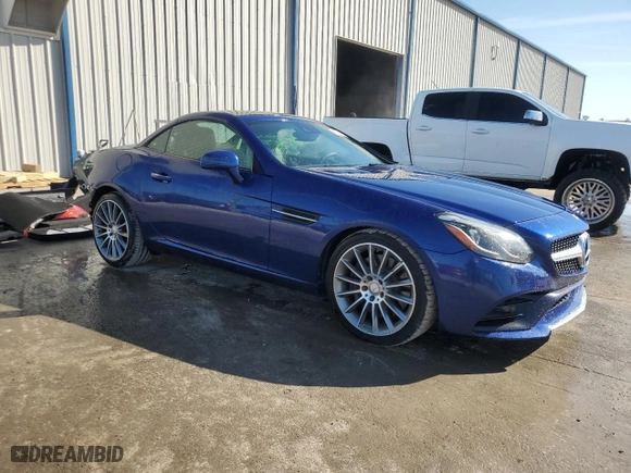 2017 Mercedes-Benz SLC with VIN WDDPK3JA4HF132047, listed as a Copart auction lot 42331855 with 70,096 mi miles and Salvage Title. Bid and sale history available at carsss.com. Image 4.