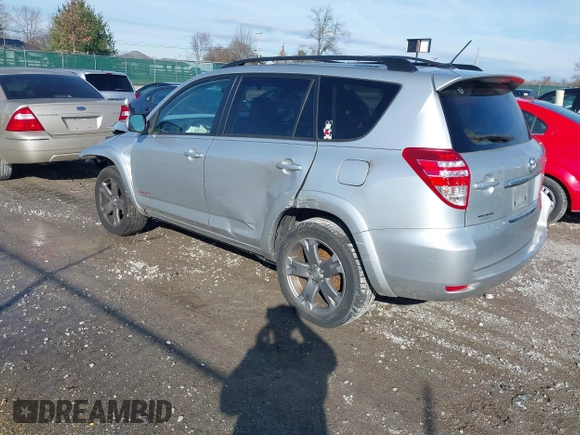2011 Toyota RAV4 Sport with VIN JTMRF4DV6B5046165, listed as a IAAI auction lot 41165852 with 90,250 mi miles. Bid and sale history available at carsss.com. Image 3.