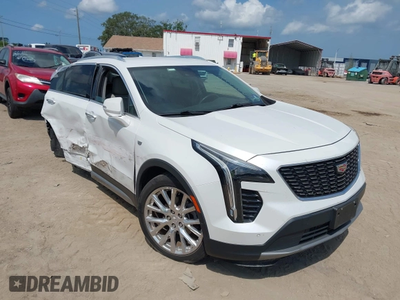 2019 Cadillac XT4 AWD Premium Luxury with VIN 1GYFZDR48KF131619, listed as a IAAI auction lot 42202281 with 67,048 mi miles and . Bid and sale history available at DreamBid. Image 1.