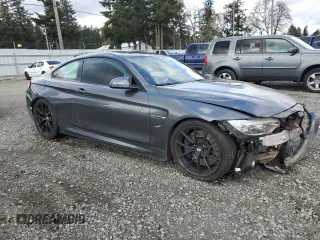 2015 BMW M4 with VIN WBS3R9C56FK330181, listed as a Copart auction lot 51498315 with Not provided miles and Salvage title. Bid and sale history available at DreamBid. Image 4.