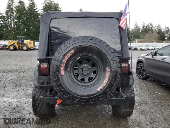 1994 Jeep Wrangler with VIN 1J4FY29SXRP426229, listed as a Copart auction lot 81769314 with 200,005 mi miles and Salvage Title. Bid and sale history available at carsss.com. Image 6.