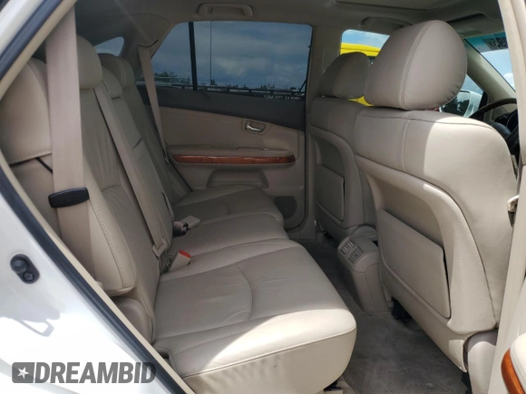 2007 Lexus RX 350 with VIN 2T2HK31U27C035599, listed as a Copart auction lot 56703095 with 58,859 mi miles and Salvage Title. Bid and sale history available at DreamBid. Image 10.