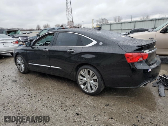 2018 Chevrolet Impala Premier with VIN 2G1125S31J9105505, listed as a Copart auction lot 86197984 with 55,837 mi miles and Salvage Title. Bid and sale history available at DreamBid. Image 2.