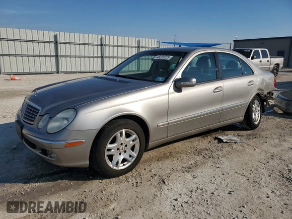 2005 Mercedes-Benz E 320 with VIN WDBUF82J35X170337, listed as a Copart auction lot 43223225 with 71,543 mi miles and Salvage Title. Bid and sale history available at DreamBid. Image 1.