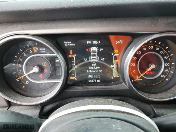 2018 Jeep Wrangler Unlimited Sport S with VIN 1C4HJXDG9JW238055, listed as a Copart auction lot 49333765 with 54,671 mi miles and Salvage Title. Bid and sale history available at carsss.com. Image 9.