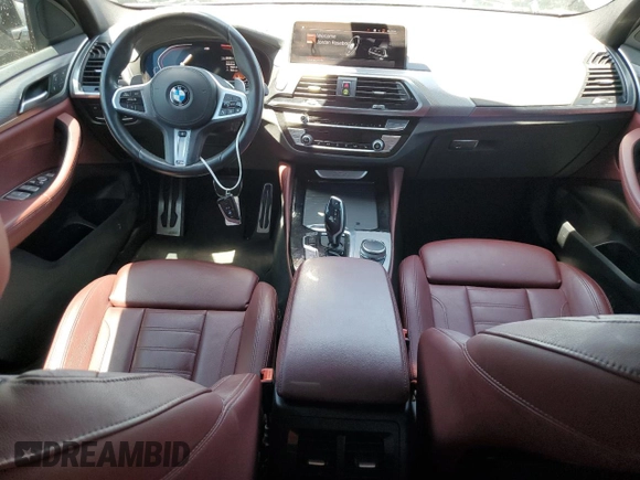 2020 BMW X4 xDrive30i with VIN 5UX2V1C0XLLE67281, listed as a Copart auction lot 60082113 with 32,438 mi miles. Bid and sale history available at carsss.com. Image 8.