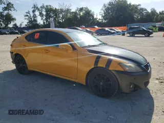 2012 Lexus IS 250 with VIN JTHBF5C20C5158958, listed as a Copart auction lot 60588455 with 145,085 mi miles and Salvage title. Bid and sale history available at DreamBid. Image 4.