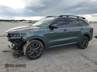 2021 Kia Sorento SX Prestige X-Line z VIN 5XYRKDLF9MG015718, wystawiony jako Copart lot #55332955 z przebiegiem 77 999 mil mil oraz Czysty tytuł • Clean title. Historia ofert i sprzedaży dostępna na DreamBid. Obrazek 1.