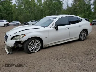 2012 Infiniti M35h Hybrid with VIN JN1EY1APXCM910237, listed as a Copart auction lot 64391374 with 0 mi miles and Clean Title. Bid and sale history available at carsss.com. Image 1.
