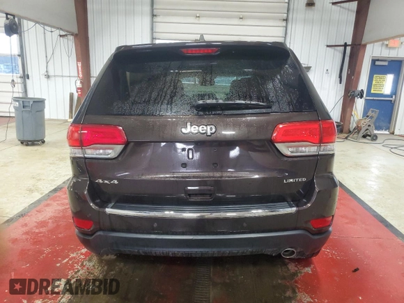 2017 Jeep Grand Cherokee Limited with VIN 1C4RJFBG1HC641024, listed as a Copart auction lot 52885535 with 106,044 mi miles and Salvage Title. Bid and sale history available at carsss.com. Image 6.
